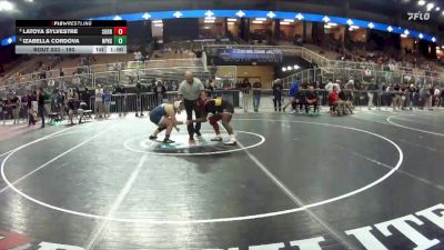 190 lbs Cons. Round 3 - Latoya Sylvestre, South Broward vs Izabella Cordova, North Port H.S.