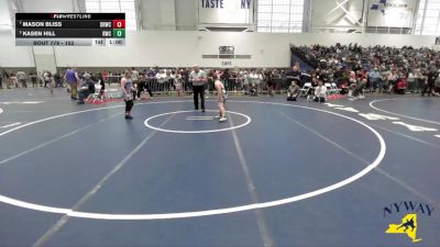 102 lbs Quarterfinal - Mason Bliss, Deep Roots Wrestling Club vs Kasen Hill, Rambler Wrestling Club