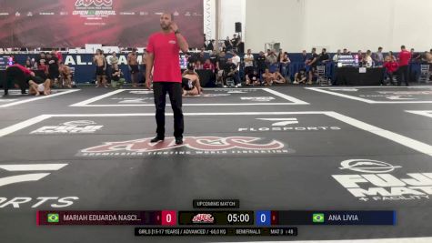 Mariah Eduarda Nascimento Dos Sa vs Ana Lívia 2024 ADCC Balneario Open