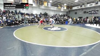 285 lbs Champ. Round 1 - Dayne Dalmas, Yorba Linda vs Carlos Sutton, Etiwanda