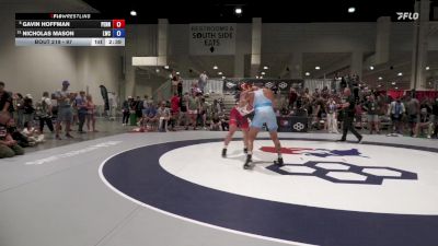 97 lbs Champ. Round 2 - Gavin Hoffman, Pennsylvania vs Nicholas Mason, Laker Wrestling Club