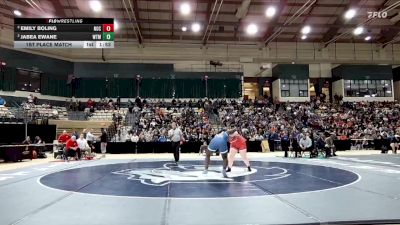 235 lbs 1st Place Match - Emily Boling, Northern-Cal vs Jabea Ewane, Watkins Mill