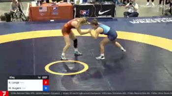 65 kg Final - Katerina Lange, Twin Cities RTC vs Marisol Nugent, Lehigh Valley WC
