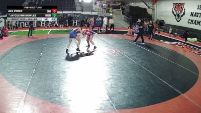 126 lbs Semis - Ava Perez, California vs Jaycelynn Bowles, Wyoming