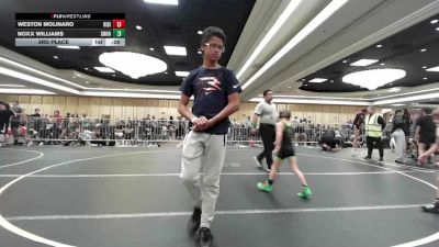 50 lbs 3rd Place - Weston Molinaro, Rising Sun WC vs Noxx Williams, Shootbox WC