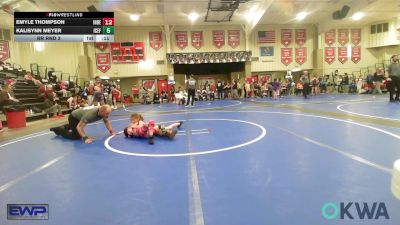 85-91 lbs Rr Rnd 3 - Bella Hutcheson, Wagoner Takedown Club vs Natalie LeGrand, Sperry Wrestling Club