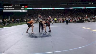 D3-175 lbs Champ. Round 1 - Alex Hicks, Hart HS vs Linkin Glavan, Belding