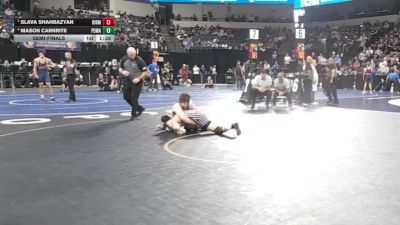 165 lbs Semifinal - Slava Shahbazyan, Birmingham (LA) vs Mason Carnrite, Poway (SD)