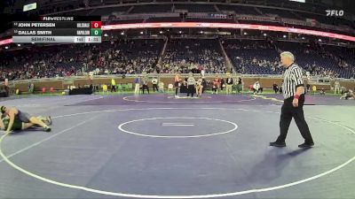D3-215 lbs Semifinal - Dallas Smith, Napoleon vs John Petersen, Hillsdale