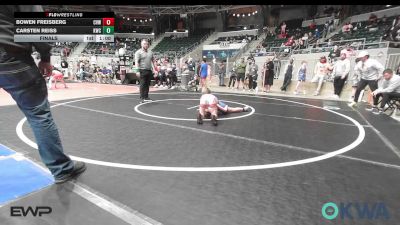 88 lbs Final - Bowen Freisberg, Caney Valley Wrestling vs Carsten Reiss, Keystone Wrestling Club
