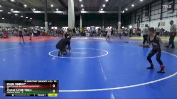 70 lbs Cons. Round 3 - Chase McKeithen, Virginia Beach vs Ryan Findley, North Carolina Wrestling Factory