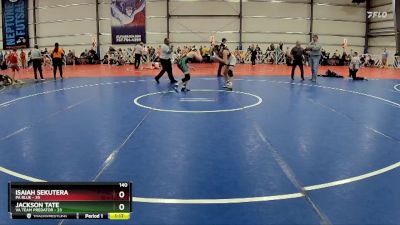 140 lbs Rd# 9- 2:15pm Saturday Final Pool - Jackson Tate, VA Team Predator vs Isaiah Sekutera, PA Blue