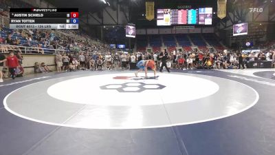126 lbs Champ. Rd Of 64 - Austin Schield, ID vs Ryan Totten, MI