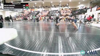 80 lbs Rr Rnd 4 - Reilas Sanchez, Locust Grove Youth Wrestling vs Kutter Means, Brushy Wrestling Club