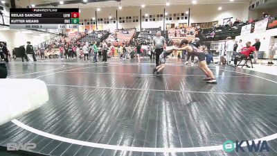 80 lbs Rr Rnd 4 - Reilas Sanchez, Locust Grove Youth Wrestling vs Kutter Means, Brushy Wrestling Club