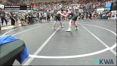 140 lbs Consi Of 4 - Mason Bowerman, Madill Takedown vs Jackson Flaggert, CCYO
