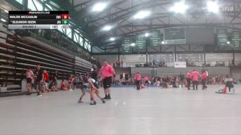 52-57 lbs Round 3 - Eleanor Idzik, P3 Warrior Wrestling Academy vs Khloe Mccaslin, Sandwich Wrestling Club