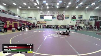 126 lbs Champ. Round 1 - Kaelyn Delaney, Owyhee vs Amal Mohamed, Canyon Ridge
