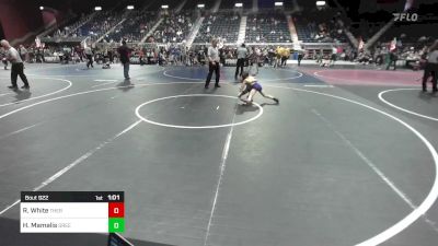 64 lbs Rr Rnd 3 - Roxy White, Thermopolis WC vs Harper Mamalis, Green River Grapplers