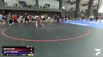 132 lbs Champ. Round 1 - Dylan Clark, OR vs Wyatt Sandoval, CA