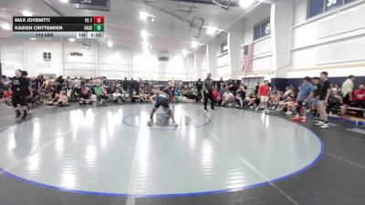 114 lbs Round Robin 2 - Max Jovenitti, PA Titan Wrestling Club - HS vs Kaiden Crittenden, Faust Wrestling Club - HS