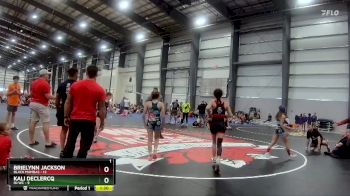 95 lbs Finals (8 Team) - Brielynn Jackson, Black Mambas vs KALI DECLERCQ, ISI WC