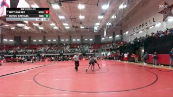 215 lbs Cons. Round 1 - Matthew Key, Wolfforth Frenship vs Sergio Barraza, Franklin