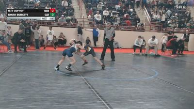 50_B lbs Quarterfinal - Jett Guffey, Warrior Run vs Jonah Burkett, Claysburg Kimmel