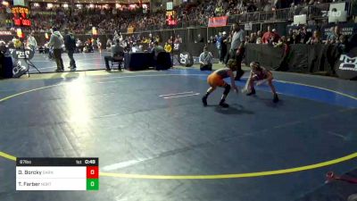 67 lbs Round Of 32 - Dennis Borcky, Garnet Valley vs Trapp Farber, Northwestern Lehigh