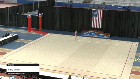 Nelly Garces - Ribbon - 2021 Rhythmic Elite Qualifier