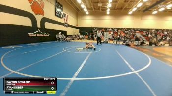 132E Round 1 - Ryan Kober, Laurel vs Payton Bowlsby, Riverton