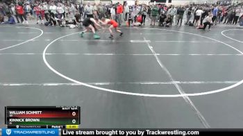 132 lbs Cons. Round 2 - Kinnick Brown, IA vs William Schmitt, WI