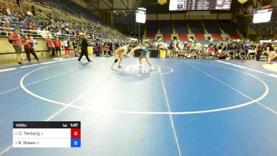 142 lbs Cons 8 #2 - Colbie Tenborg, IA vs Roxy Sheen, ID