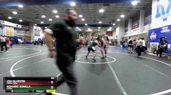 285 lbs Champ. Round 3 - Jon Silvestri, Yorba Linda vs Romario Bonilla, Perris