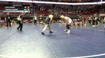 1A-285 lbs Quarterfinal - Trenton Warner, Nodaway Valley vs Zach Teague, West Central Valley