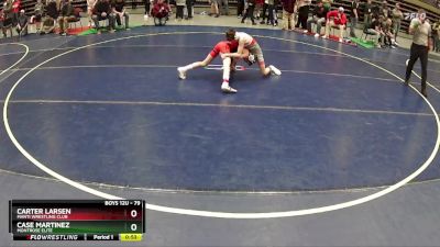 79 lbs Cons. Semi - Carter Larsen, Manti Wrestling Club vs Case Martinez, Montrose Elite