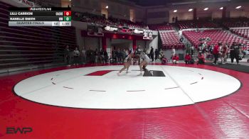 125 lbs Quarterfinal - Lilli Carrion, Cache High School Girls vs Ranelle Smith, Westmoore High School Girls