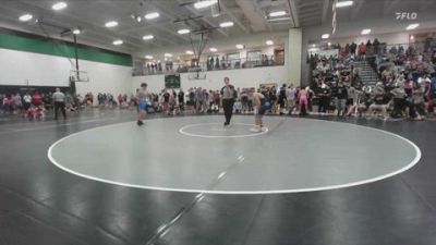 132 lbs Champ. Round 2 - Kayden Eller, Viking Wrestling Club (IA) vs Nyjah Wood, Bentonville High School