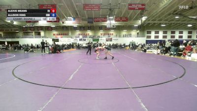 145 lbs Champ. Round 3 - Allison King, University Of Saint Mary vs Alexis Means, Friends University