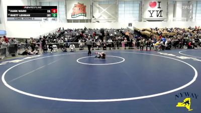 50 lbs Cons. Round 5 - Rhett Lehman, LeRoy Wrestling Club vs Hank Ward, Club Not Listed