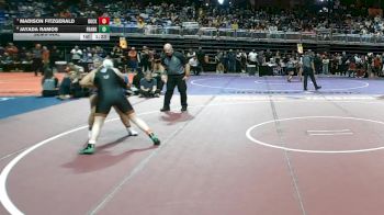 6A 140 lbs Semifinal - Jayada Ramos, El Paso Franklin vs Madison Fitzgerald, Rockwall