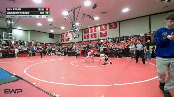 150 lbs Round Of 16 - Jack Regan, Bookert T Washington vs Woodrow Spears, Checotah