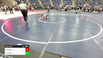 75 lbs Consi Of 4 - Dominik Aragon, La Junta Tigers vs Emery Zeller, Black Fox Wrestling Academy