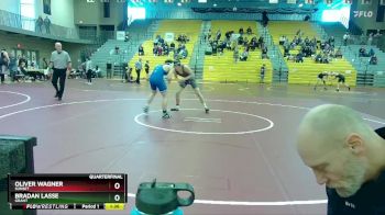 150 lbs Quarterfinal - Oliver Wagner, Sunset vs Bradan Lasse, Grant