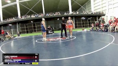 170 lbs Round 1 (8 Team) - Carli Vargas, Missouri vs Kendall Wagner, Pennsylvania Red