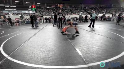 58 lbs 7th Place - Kevin Harris, Hurricane Wrestling Academy vs Lynx Lehman, Lexington Wrestling Club