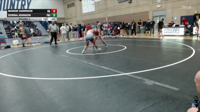 130-141 lbs Round 3 - Maddie Garrison, Dallas vs Zorina Johnson, Peninsula Wrestling Club