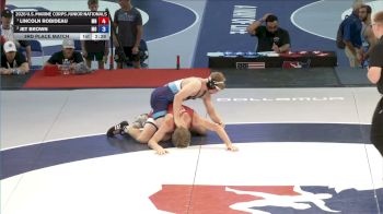157 lbs 3rd Place Match - Lincoln Robideau, Minnesota vs Jet Brown, Missouri