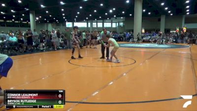 106 lbs Round 4 (6 Team) - Bryson Rutledge, Guerilla WC vs Connor Leaumont, Bad Natured Rodents