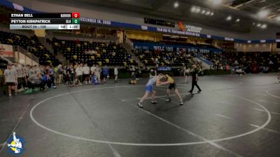 106 lbs Champ. Round 1 - Peyton Kirkpatrick, Basehor-Linwood HS vs Ethan Bell, Aurora (Marmion Academy)
